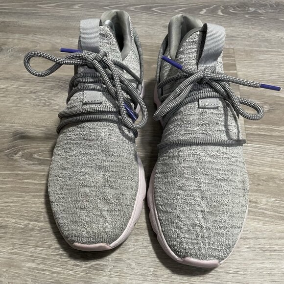 Sorel Kinetic Impact Lace Sneakers Women’s 8.5 Gray Purple  Athletic Casual Shoe - Picture 2 of 7